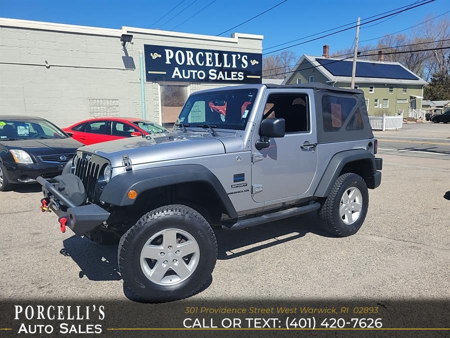 2014 Jeep Wrangler 4WD 2dr Sport, available for sale in West Warwick, Rhode Island | Porcelli's Auto Sales. West Warwick, Rhode Island 2014 Jeep Wrangler 4WD 2dr Sport, available for sale in West Warwick, Rhode Island | Porcelli's Auto Sales. West Warwick, Rhode Island