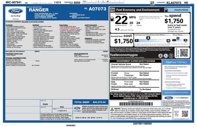 2019 Ford Ranger LARIAT, available for sale in Maple Shade, New Jersey | Car Revolution. Maple Shade, New Jersey 2019 Ford Ranger LARIAT, available for sale in Maple Shade, New Jersey | Car Revolution. Maple Shade, New Jersey