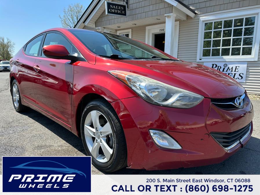 2013 Hyundai Elantra 4dr Sdn Auto GLS PZEV (Alabama Plant), available for sale in East Windsor, Connecticut | Prime Wheels. East Windsor, Connecticut