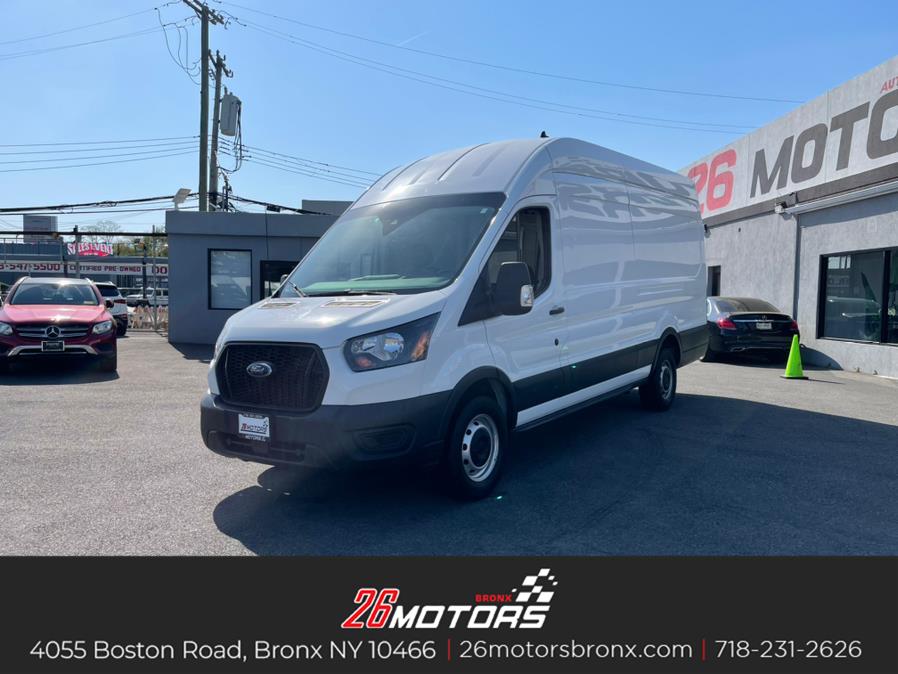 2021 Ford Transit Cargo Van T-250 148" EL Hi Rf 9070 GVWR RWD, available for sale in Bronx, New York | 26 Motors Auto Group. Bronx, New York 2021 Ford Transit Cargo Van T-250 148" EL Hi Rf 9070 GVWR RWD, available for sale in Bronx, New York | 26 Motors Auto Group. Bronx, New York