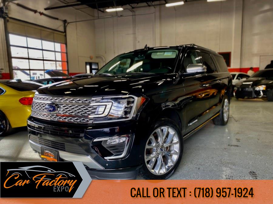 2018 Ford Expedition Max Platinum 4x4, available for sale in Bronx, New York | Car Factory Expo Inc.. Bronx, New York