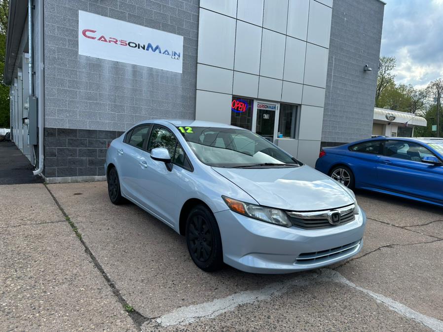 2012 Honda Civic Sdn 4dr Auto LX PZEV, available for sale in Manchester, Connecticut | Carsonmain LLC. Manchester, Connecticut
