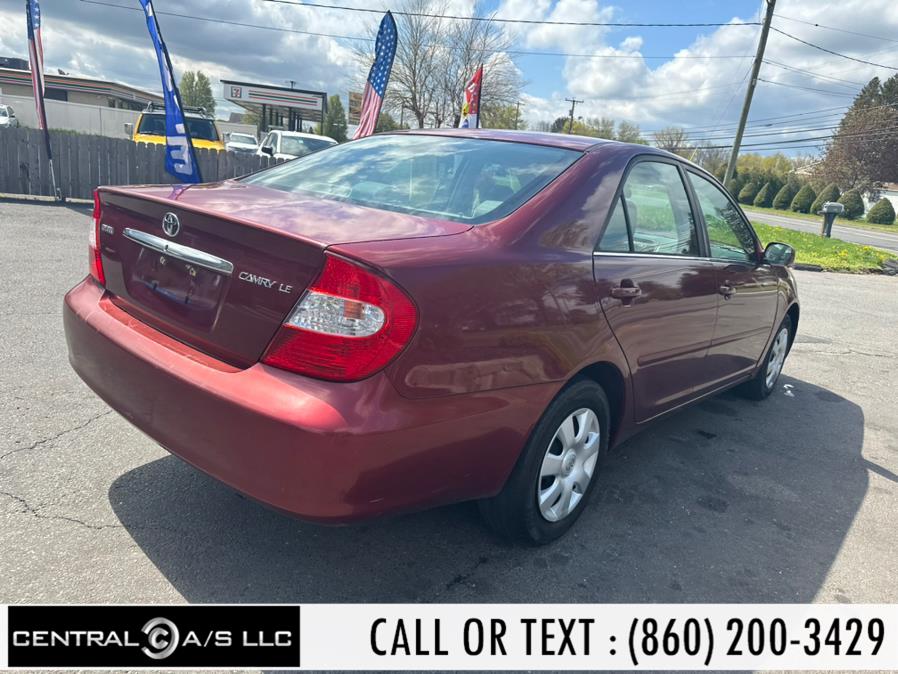 2003 Toyota Camry 4dr Sdn LE Auto (Natl), available for sale in East Windsor, Connecticut | Central A/S LLC. East Windsor, Connecticut 2003 Toyota Camry 4dr Sdn LE Auto (Natl), available for sale in East Windsor, Connecticut | Central A/S LLC. East Windsor, Connecticut