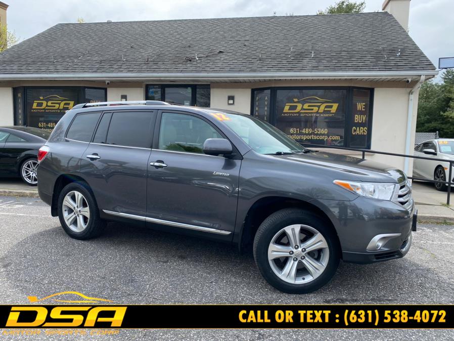 2012 Toyota Highlander 4WD 4dr V6 Limited (Natl), available for sale in Commack, New York | DSA Motor Sports Corp. Commack, New York 2012 Toyota Highlander 4WD 4dr V6 Limited (Natl), available for sale in Commack, New York | DSA Motor Sports Corp. Commack, New York