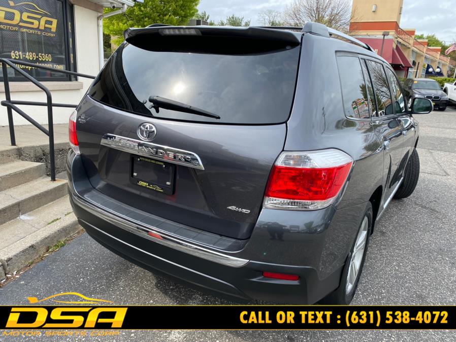 2012 Toyota Highlander 4WD 4dr V6 Limited (Natl), available for sale in Commack, New York | DSA Motor Sports Corp. Commack, New York 2012 Toyota Highlander 4WD 4dr V6 Limited (Natl), available for sale in Commack, New York | DSA Motor Sports Corp. Commack, New York