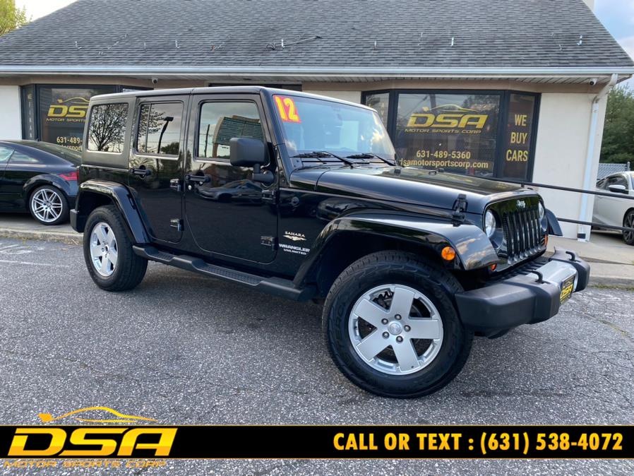 2012 Jeep Wrangler Unlimited 4WD 4dr Sahara, available for sale in Commack, New York | DSA Motor Sports Corp. Commack, New York 2012 Jeep Wrangler Unlimited 4WD 4dr Sahara, available for sale in Commack, New York | DSA Motor Sports Corp. Commack, New York