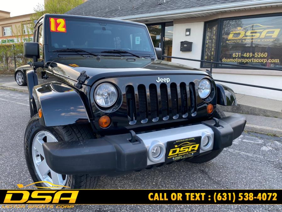 2012 Jeep Wrangler Unlimited 4WD 4dr Sahara, available for sale in Commack, New York | DSA Motor Sports Corp. Commack, New York 2012 Jeep Wrangler Unlimited 4WD 4dr Sahara, available for sale in Commack, New York | DSA Motor Sports Corp. Commack, New York
