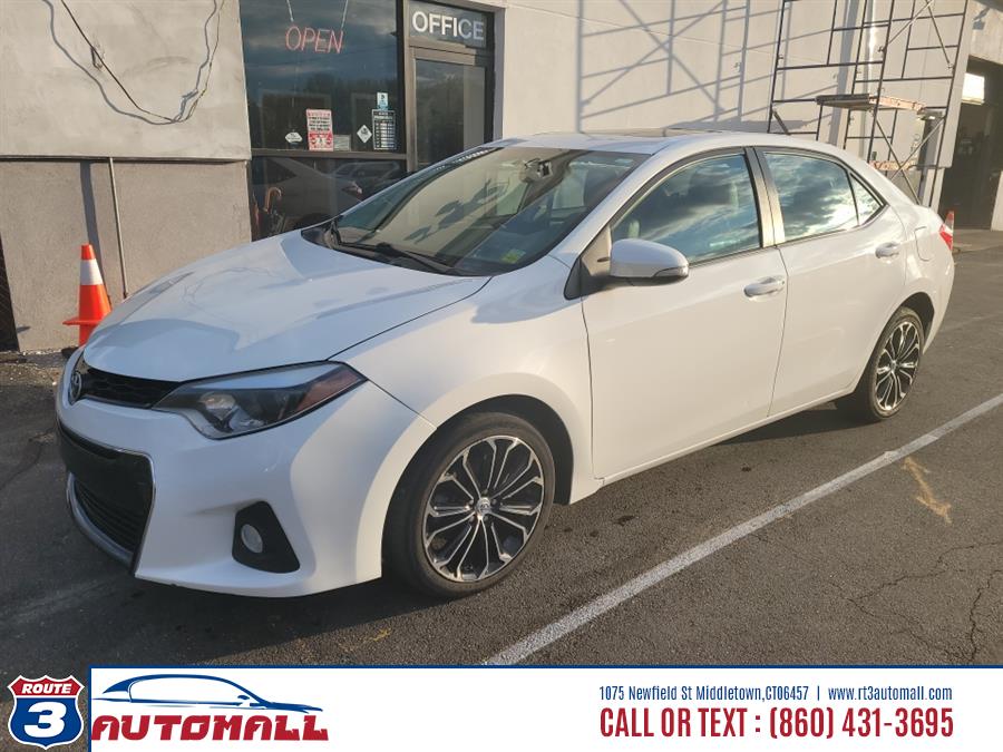 2015 Toyota Corolla 4dr Sdn Man S Plus (Natl), available for sale in Middletown, Connecticut | RT 3 AUTO MALL LLC. Middletown, Connecticut