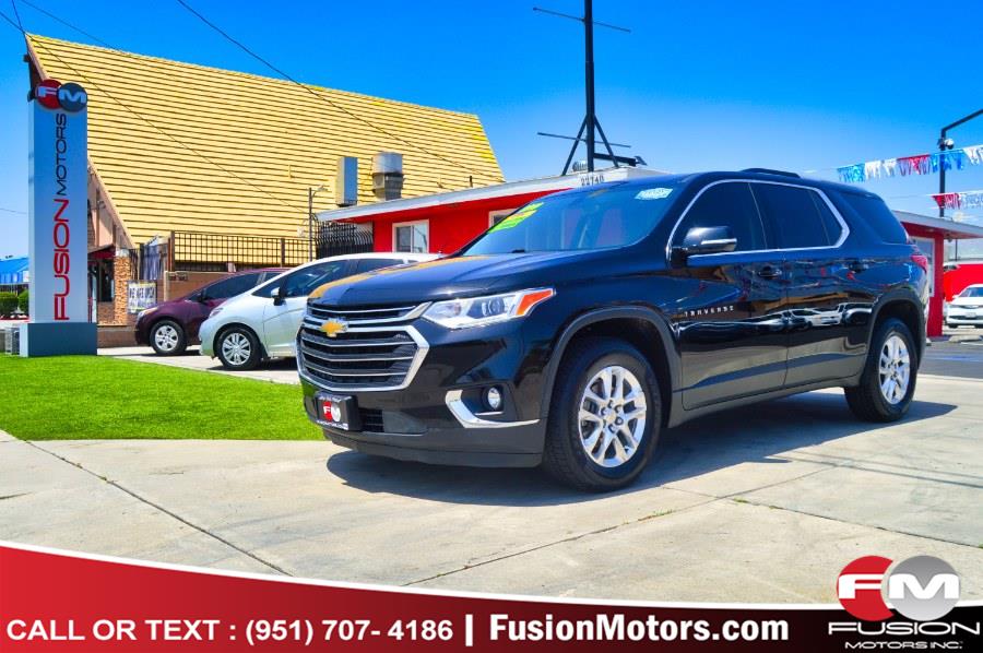 2018 Chevrolet Traverse FWD 4dr LT Cloth w/1LT, available for sale in Moreno Valley, California | Fusion Motors Inc. Moreno Valley, California 2018 Chevrolet Traverse FWD 4dr LT Cloth w/1LT, available for sale in Moreno Valley, California | Fusion Motors Inc. Moreno Valley, California