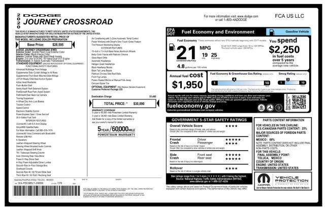 2020 Dodge Journey Crossroad, available for sale in Maple Shade, New Jersey | Car Revolution. Maple Shade, New Jersey 2020 Dodge Journey Crossroad, available for sale in Maple Shade, New Jersey | Car Revolution. Maple Shade, New Jersey