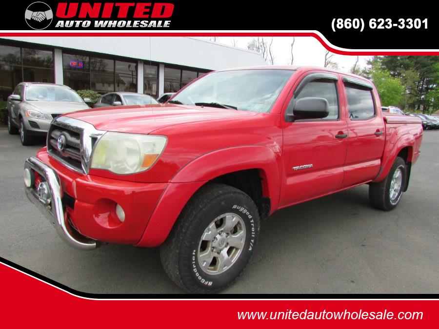 2007 Toyota Tacoma 2WD Double 128 V6 AT PreRunner Natl, available for sale in East Windsor, Connecticut | United Auto Sales of E Windsor, Inc. East Windsor, Connecticut