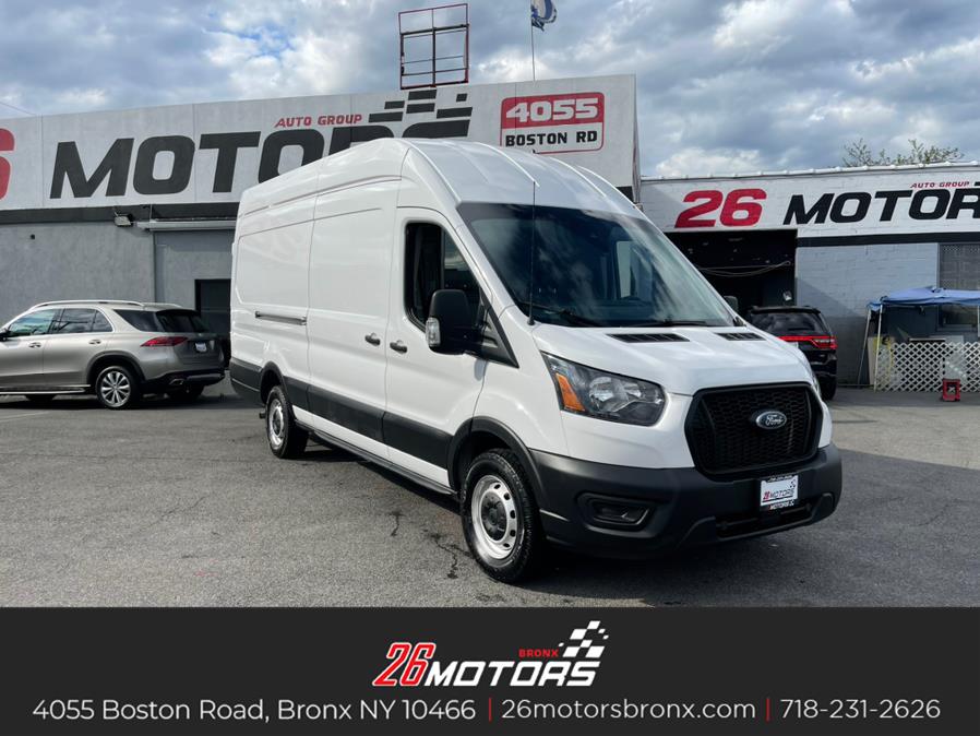 2021 Ford Transit Cargo Van T-250 148" EL Hi Rf 9070 GVWR RWD, available for sale in Bronx, New York | 26 Motors Auto Group. Bronx, New York 2021 Ford Transit Cargo Van T-250 148" EL Hi Rf 9070 GVWR RWD, available for sale in Bronx, New York | 26 Motors Auto Group. Bronx, New York