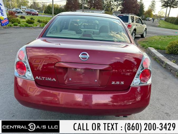 2005 Nissan Altima 4dr Sdn I4 Auto 2.5 S, available for sale in East Windsor, Connecticut | Central A/S LLC. East Windsor, Connecticut 2005 Nissan Altima 4dr Sdn I4 Auto 2.5 S, available for sale in East Windsor, Connecticut | Central A/S LLC. East Windsor, Connecticut