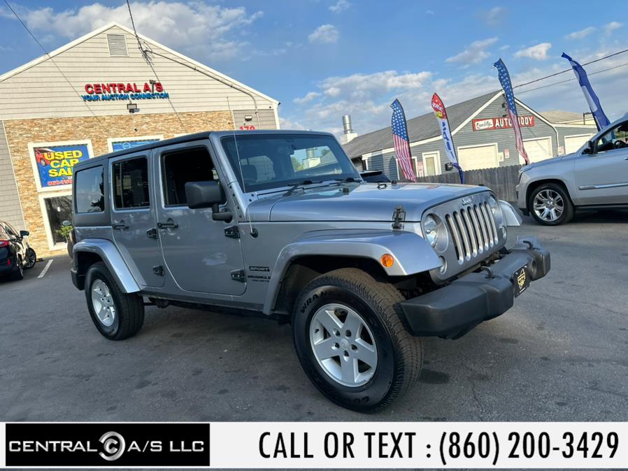 2015 Jeep Wrangler Unlimited 4WD 4dr Sport RHD, available for sale in East Windsor, Connecticut | Central A/S LLC. East Windsor, Connecticut 2015 Jeep Wrangler Unlimited 4WD 4dr Sport RHD, available for sale in East Windsor, Connecticut | Central A/S LLC. East Windsor, Connecticut