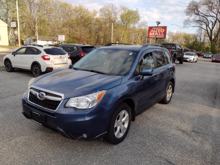 2014 Subaru Forester 4dr Auto 2.5i Touring PZEV, available for sale in Chicopee, Massachusetts | Matts Auto Mall LLC. Chicopee, Massachusetts
