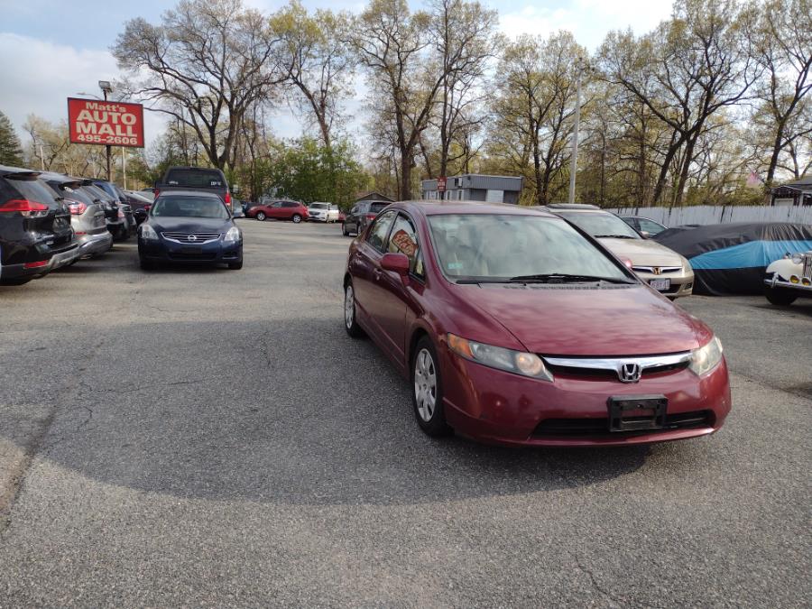 2008 Honda Civic Sdn 4dr Auto LX, available for sale in Chicopee, Massachusetts | Matts Auto Mall LLC. Chicopee, Massachusetts 2008 Honda Civic Sdn 4dr Auto LX, available for sale in Chicopee, Massachusetts | Matts Auto Mall LLC. Chicopee, Massachusetts