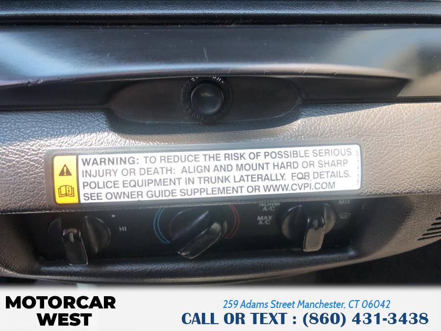 2011 Ford Police Interceptor 4dr Sdn w/3.55 Axle, available for sale in Manchester, Connecticut | Motorcar West. Manchester, Connecticut 2011 Ford Police Interceptor 4dr Sdn w/3.55 Axle, available for sale in Manchester, Connecticut | Motorcar West. Manchester, Connecticut