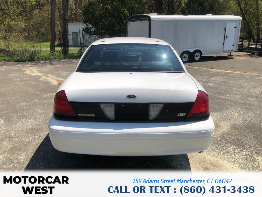 2011 Ford Police Interceptor 4dr Sdn w/3.55 Axle, available for sale in Manchester, Connecticut | Motorcar West. Manchester, Connecticut 2011 Ford Police Interceptor 4dr Sdn w/3.55 Axle, available for sale in Manchester, Connecticut | Motorcar West. Manchester, Connecticut