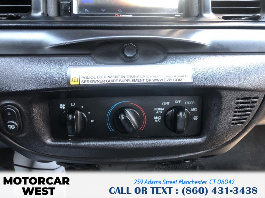 2011 Ford Police Interceptor 4dr Sdn w/3.55 Axle, available for sale in Manchester, Connecticut | Motorcar West. Manchester, Connecticut 2011 Ford Police Interceptor 4dr Sdn w/3.55 Axle, available for sale in Manchester, Connecticut | Motorcar West. Manchester, Connecticut