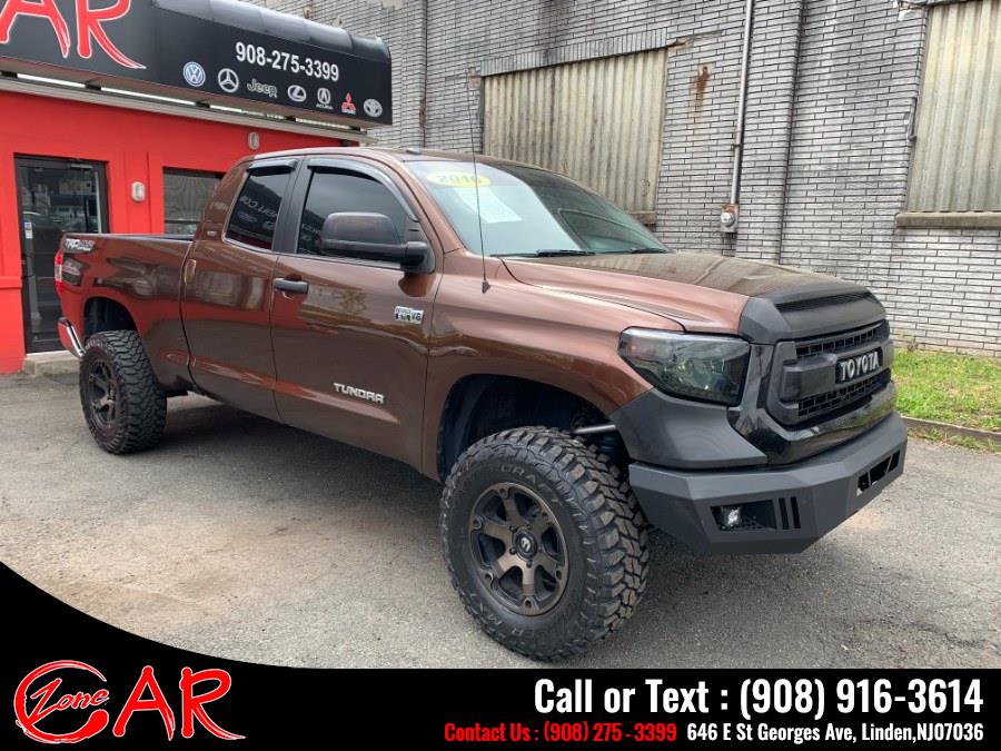 2016 Toyota Tundra 4WD Truck Double Cab 5.7L V8 6-Spd AT SR5 (Natl), available for sale in Linden, New Jersey | Car Zone. Linden, New Jersey 2016 Toyota Tundra 4WD Truck Double Cab 5.7L V8 6-Spd AT SR5 (Natl), available for sale in Linden, New Jersey | Car Zone. Linden, New Jersey