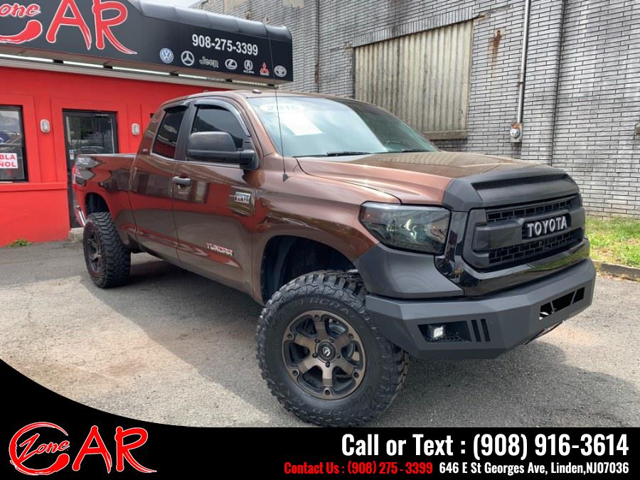 2016 Toyota Tundra 4WD Truck Double Cab 5.7L V8 6-Spd AT SR5 (Natl), available for sale in Linden, New Jersey | Car Zone. Linden, New Jersey 2016 Toyota Tundra 4WD Truck Double Cab 5.7L V8 6-Spd AT SR5 (Natl), available for sale in Linden, New Jersey | Car Zone. Linden, New Jersey