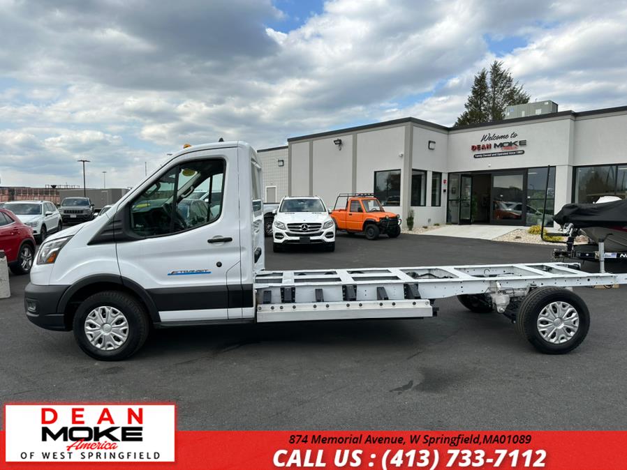 2022 Ford E-Transit Chassis T-350 RWD SRW 178" WB 9500 GVWR, available for sale in W Springfield, Massachusetts | Dean Moke America of West Springfield. W Springfield, Massachusetts 2022 Ford E-Transit Chassis T-350 RWD SRW 178" WB 9500 GVWR, available for sale in W Springfield, Massachusetts | Dean Moke America of West Springfield. W Springfield, Massachusetts