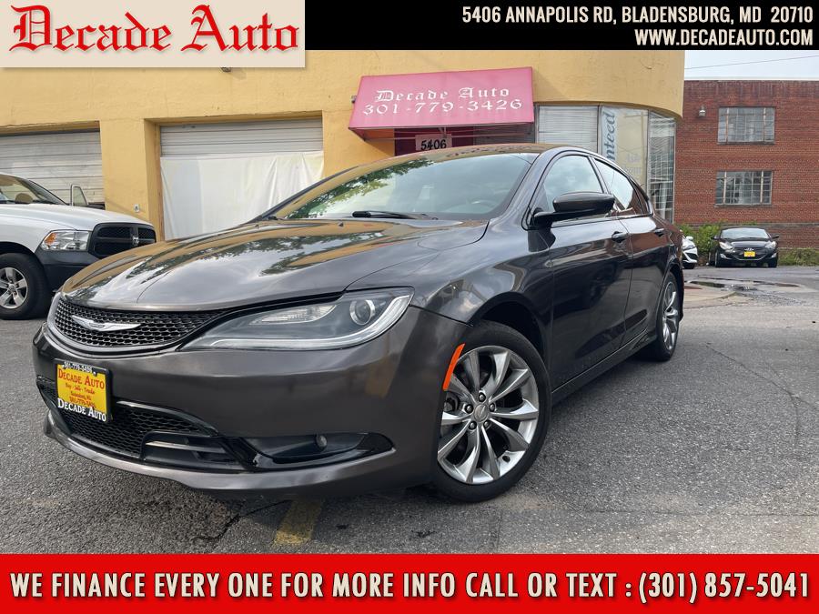 2015 Chrysler 200 4dr Sdn S FWD, available for sale in Bladensburg, Maryland | Decade Auto. Bladensburg, Maryland 2015 Chrysler 200 4dr Sdn S FWD, available for sale in Bladensburg, Maryland | Decade Auto. Bladensburg, Maryland