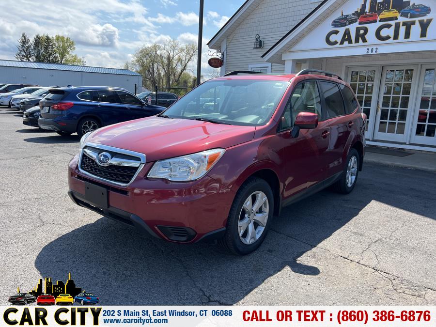 2015 Subaru Forester 4dr CVT 2.5i Premium PZEV, available for sale in East Windsor, Connecticut | Car City LLC. East Windsor, Connecticut 2015 Subaru Forester 4dr CVT 2.5i Premium PZEV, available for sale in East Windsor, Connecticut | Car City LLC. East Windsor, Connecticut