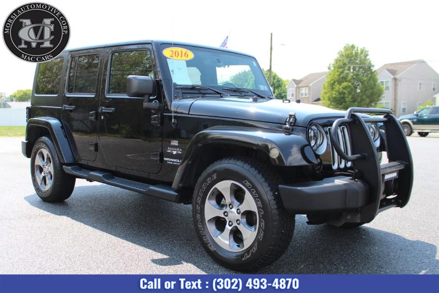 2016 Jeep Wrangler Unlimited 4WD 4dr Sahara, available for sale in New Castle, Delaware | Morsi Automotive Corp. New Castle, Delaware 2016 Jeep Wrangler Unlimited 4WD 4dr Sahara, available for sale in New Castle, Delaware | Morsi Automotive Corp. New Castle, Delaware