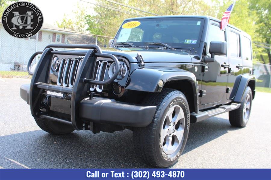 2016 Jeep Wrangler Unlimited 4WD 4dr Sahara, available for sale in New Castle, Delaware | Morsi Automotive Corp. New Castle, Delaware