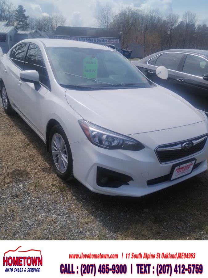 2017 Subaru Impreza 2.0i Premium 4-door CVT, available for sale in Oakland, Maine | Hometown Auto Sales and Service. Oakland, Maine 2017 Subaru Impreza 2.0i Premium 4-door CVT, available for sale in Oakland, Maine | Hometown Auto Sales and Service. Oakland, Maine
