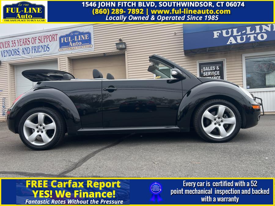 2007 Volkswagen New Beetle Convertible 2dr Auto PZEV, available for sale in South Windsor , Connecticut | Ful-line Auto LLC. South Windsor , Connecticut 2007 Volkswagen New Beetle Convertible 2dr Auto PZEV, available for sale in South Windsor , Connecticut | Ful-line Auto LLC. South Windsor , Connecticut