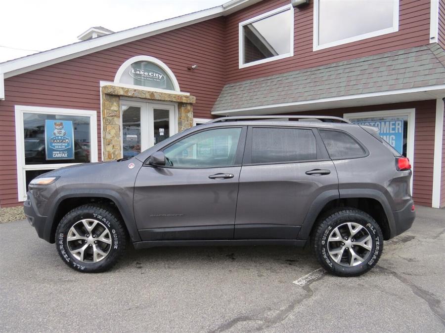 2018 Jeep Cherokee Trailhawk 4x4 4dr SUV, available for sale in Auburn, Maine | Lake City Exports Inc. Auburn, Maine 2018 Jeep Cherokee Trailhawk 4x4 4dr SUV, available for sale in Auburn, Maine | Lake City Exports Inc. Auburn, Maine
