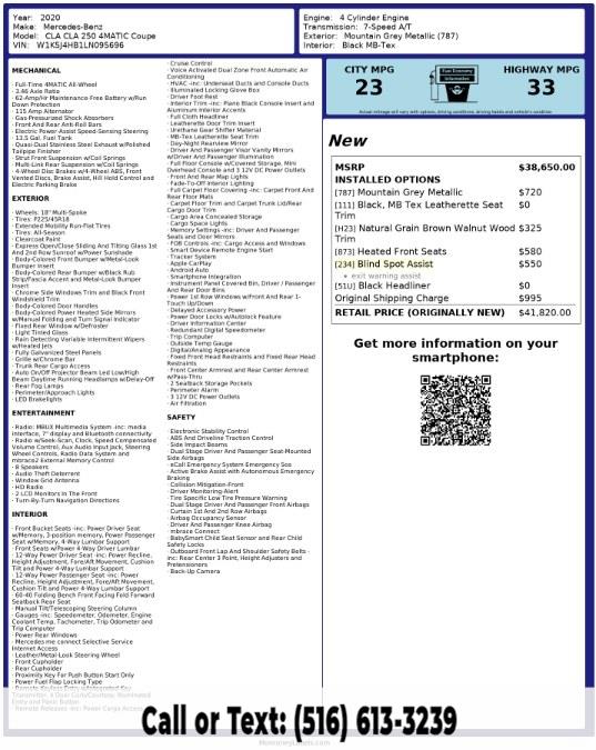 2020 Mercedes-Benz CLA CLA 250 4MATIC, available for sale in Great Neck, New York | Great Neck Car Buyers & Sellers. Great Neck, New York 2020 Mercedes-Benz CLA CLA 250 4MATIC, available for sale in Great Neck, New York | Great Neck Car Buyers & Sellers. Great Neck, New York