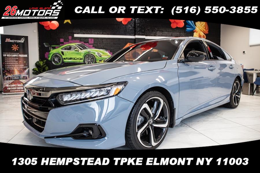2021 Honda Accord Sedan Sport 2.0T Auto, available for sale in ELMONT, New York | 26 Motors Long Island. ELMONT, New York 2021 Honda Accord Sedan Sport 2.0T Auto, available for sale in ELMONT, New York | 26 Motors Long Island. ELMONT, New York