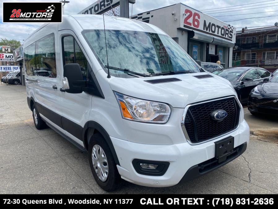 2021 Ford Transit Passenger Wagon T-350 148" Med Roof XL RWD, available for sale in Woodside, New York | 26 Motors Queens. Woodside, New York