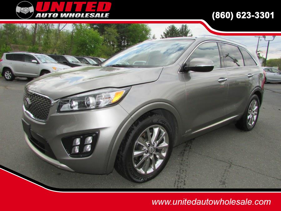 2016 Kia Sorento AWD 4dr 3.3L SX, available for sale in East Windsor, Connecticut | United Auto Sales of E Windsor, Inc. East Windsor, Connecticut