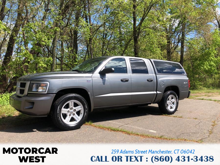 2010 Dodge Dakota 4WD Crew Cab Bighorn/Lonestar, available for sale in Manchester, Connecticut | Motorcar West. Manchester, Connecticut 2010 Dodge Dakota 4WD Crew Cab Bighorn/Lonestar, available for sale in Manchester, Connecticut | Motorcar West. Manchester, Connecticut