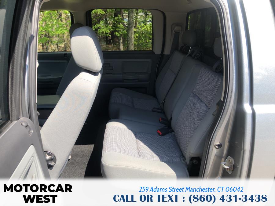 2010 Dodge Dakota 4WD Crew Cab Bighorn/Lonestar, available for sale in Manchester, Connecticut | Motorcar West. Manchester, Connecticut 2010 Dodge Dakota 4WD Crew Cab Bighorn/Lonestar, available for sale in Manchester, Connecticut | Motorcar West. Manchester, Connecticut