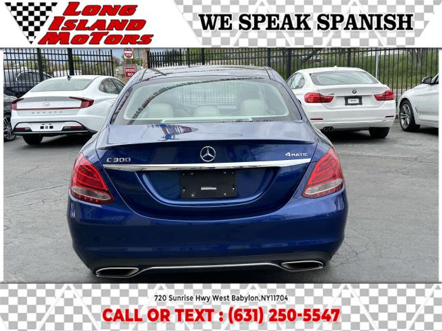 2017 Mercedes-Benz C-Class C 300 4MATIC Sedan with Luxury Pkg, available for sale in West Babylon, New York | Long Island Motors. West Babylon, New York 2017 Mercedes-Benz C-Class C 300 4MATIC Sedan with Luxury Pkg, available for sale in West Babylon, New York | Long Island Motors. West Babylon, New York