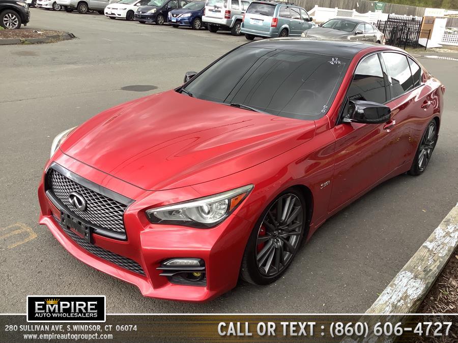 2017 INFINITI Q50 Red Sport 400 AWD, available for sale in S.Windsor, Connecticut | Empire Auto Wholesalers. S.Windsor, Connecticut 2017 INFINITI Q50 Red Sport 400 AWD, available for sale in S.Windsor, Connecticut | Empire Auto Wholesalers. S.Windsor, Connecticut