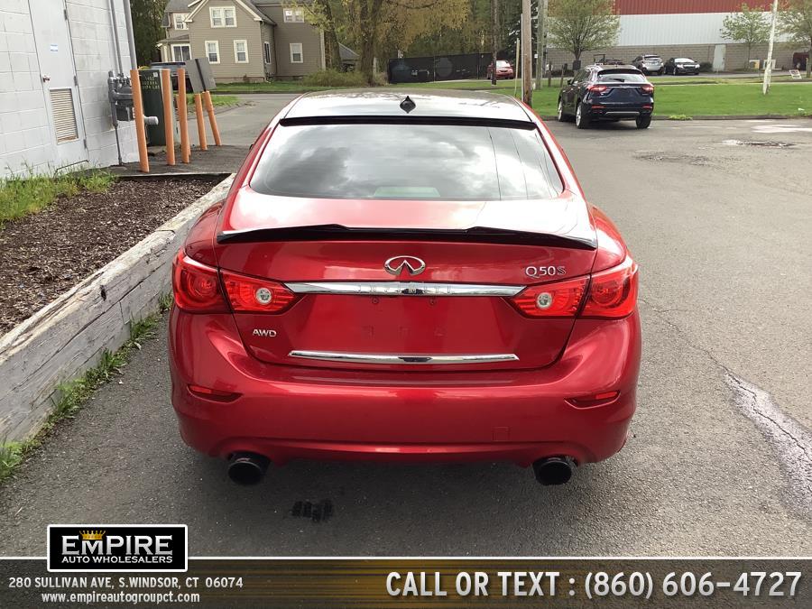 2017 INFINITI Q50 Red Sport 400 AWD, available for sale in S.Windsor, Connecticut | Empire Auto Wholesalers. S.Windsor, Connecticut 2017 INFINITI Q50 Red Sport 400 AWD, available for sale in S.Windsor, Connecticut | Empire Auto Wholesalers. S.Windsor, Connecticut