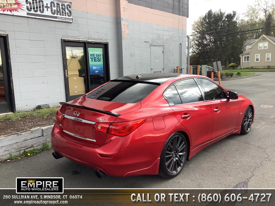 2017 INFINITI Q50 Red Sport 400 AWD, available for sale in S.Windsor, Connecticut | Empire Auto Wholesalers. S.Windsor, Connecticut 2017 INFINITI Q50 Red Sport 400 AWD, available for sale in S.Windsor, Connecticut | Empire Auto Wholesalers. S.Windsor, Connecticut