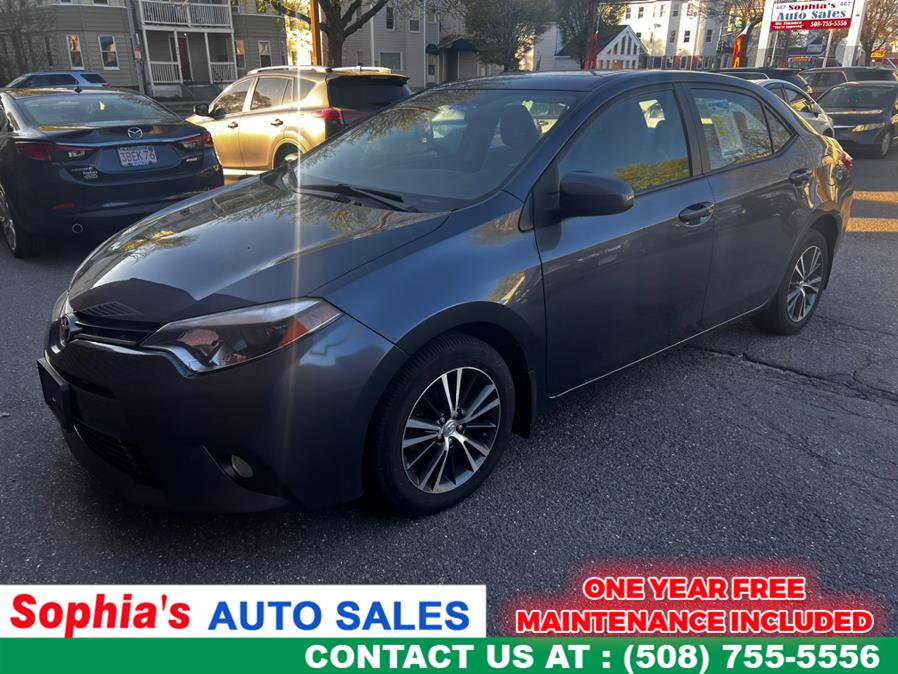2016 Toyota Corolla 4dr Sdn CVT LE Plus (Natl), available for sale in Worcester, Massachusetts | Sophia's Auto Sales Inc. Worcester, Massachusetts