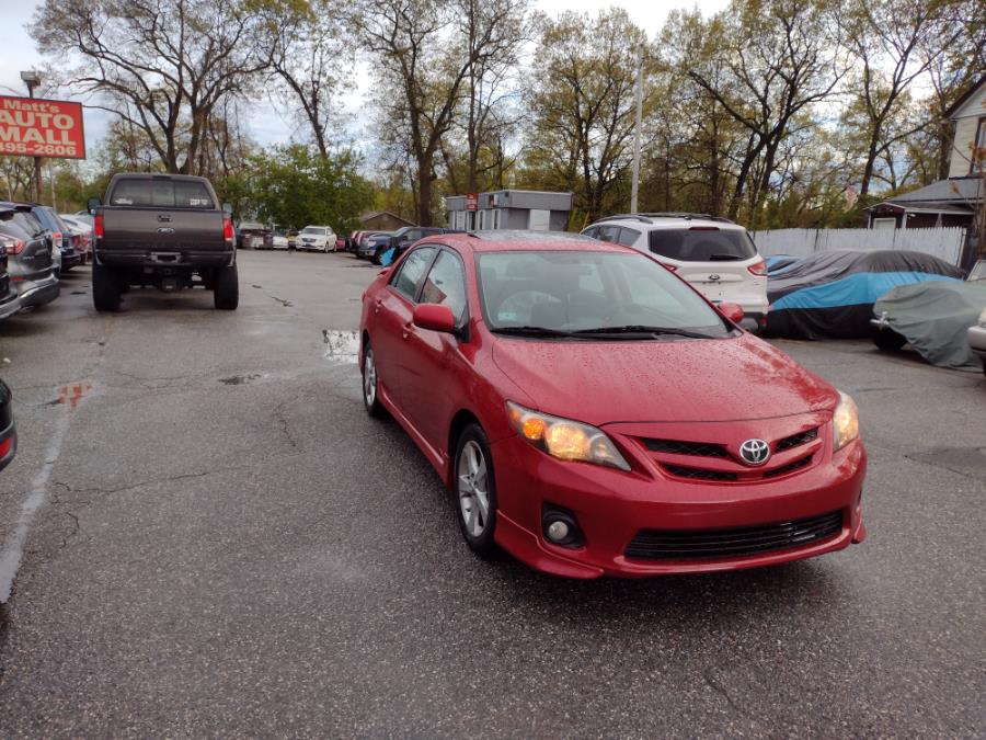 2012 Toyota Corolla 4dr Sdn Auto S (Natl), available for sale in Chicopee, Massachusetts | Matts Auto Mall LLC. Chicopee, Massachusetts 2012 Toyota Corolla 4dr Sdn Auto S (Natl), available for sale in Chicopee, Massachusetts | Matts Auto Mall LLC. Chicopee, Massachusetts