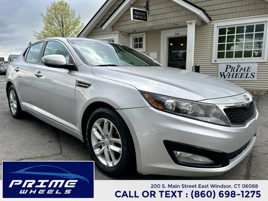 2013 Kia Optima 4dr Sdn LX, available for sale in East Windsor, Connecticut | Prime Wheels. East Windsor, Connecticut