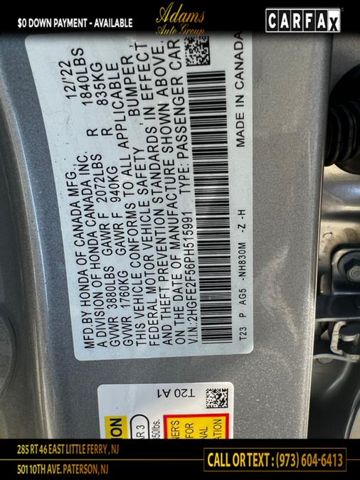 2023 Honda Civic Sedan Sport CVT, available for sale in Paterson, New Jersey | Adams Auto Group. Paterson, New Jersey 2023 Honda Civic Sedan Sport CVT, available for sale in Paterson, New Jersey | Adams Auto Group. Paterson, New Jersey