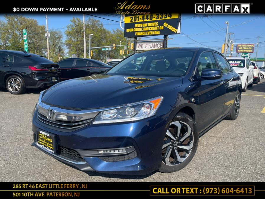 2016 Honda Accord Sedan 4dr I4 CVT EX-L, available for sale in Little Ferry , New Jersey | Adams Auto Group . Little Ferry , New Jersey