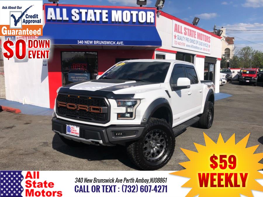 2017 Ford F-150 Raptor 4WD SuperCrew 5.5'' Box, available for sale in Perth Amboy, New Jersey | All State Motor Inc. Perth Amboy, New Jersey 2017 Ford F-150 Raptor 4WD SuperCrew 5.5'' Box, available for sale in Perth Amboy, New Jersey | All State Motor Inc. Perth Amboy, New Jersey
