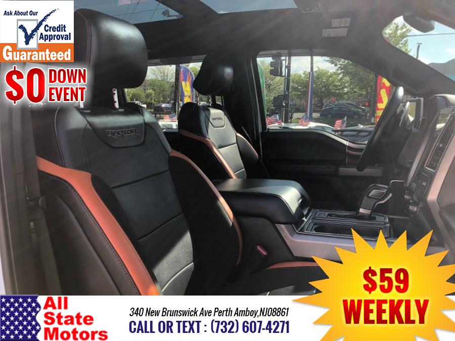 2017 Ford F-150 Raptor 4WD SuperCrew 5.5'' Box, available for sale in Perth Amboy, New Jersey | All State Motor Inc. Perth Amboy, New Jersey 2017 Ford F-150 Raptor 4WD SuperCrew 5.5'' Box, available for sale in Perth Amboy, New Jersey | All State Motor Inc. Perth Amboy, New Jersey